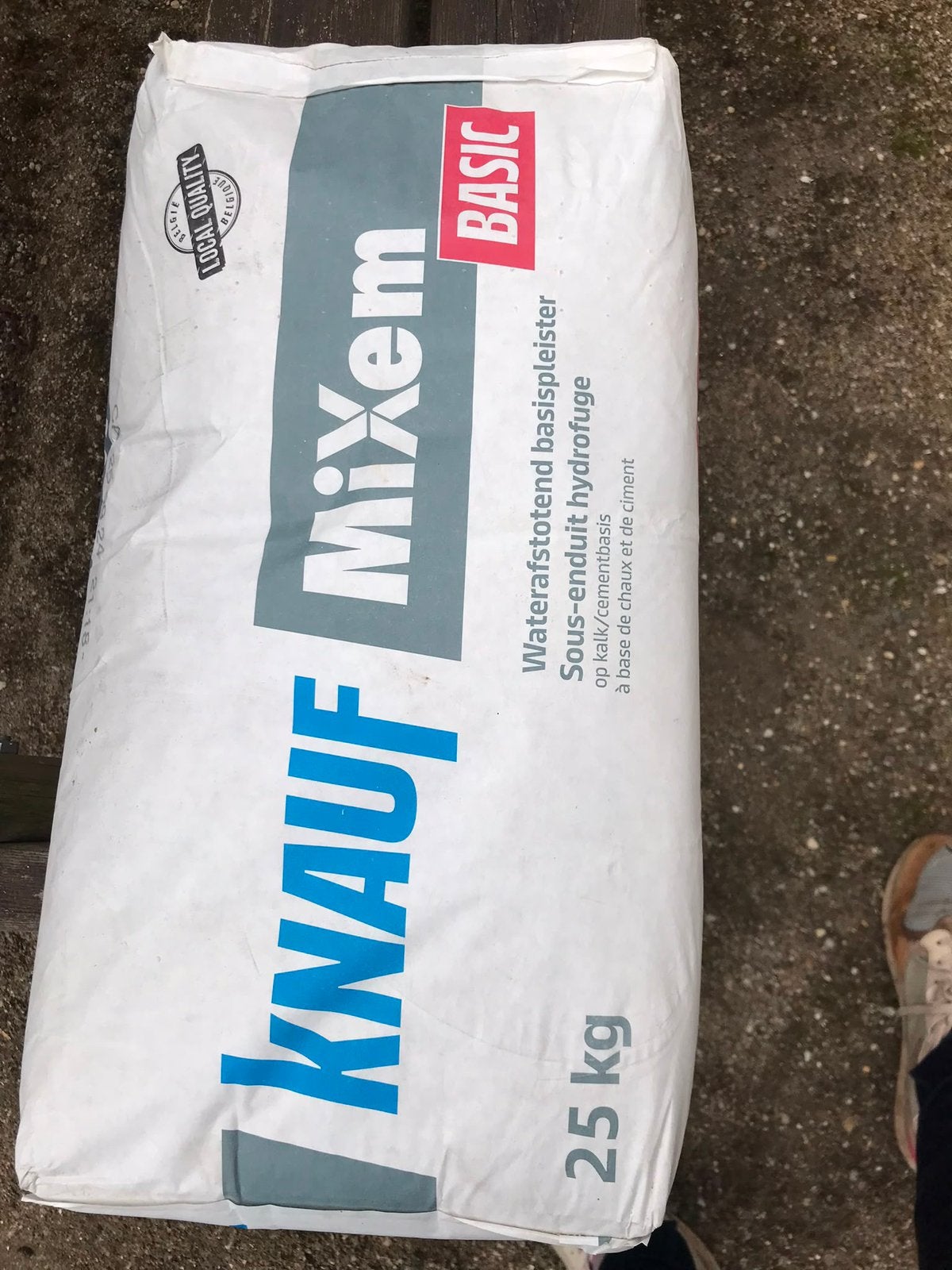 Knauf Mixem Basic - 30 zakken, Enlèvement