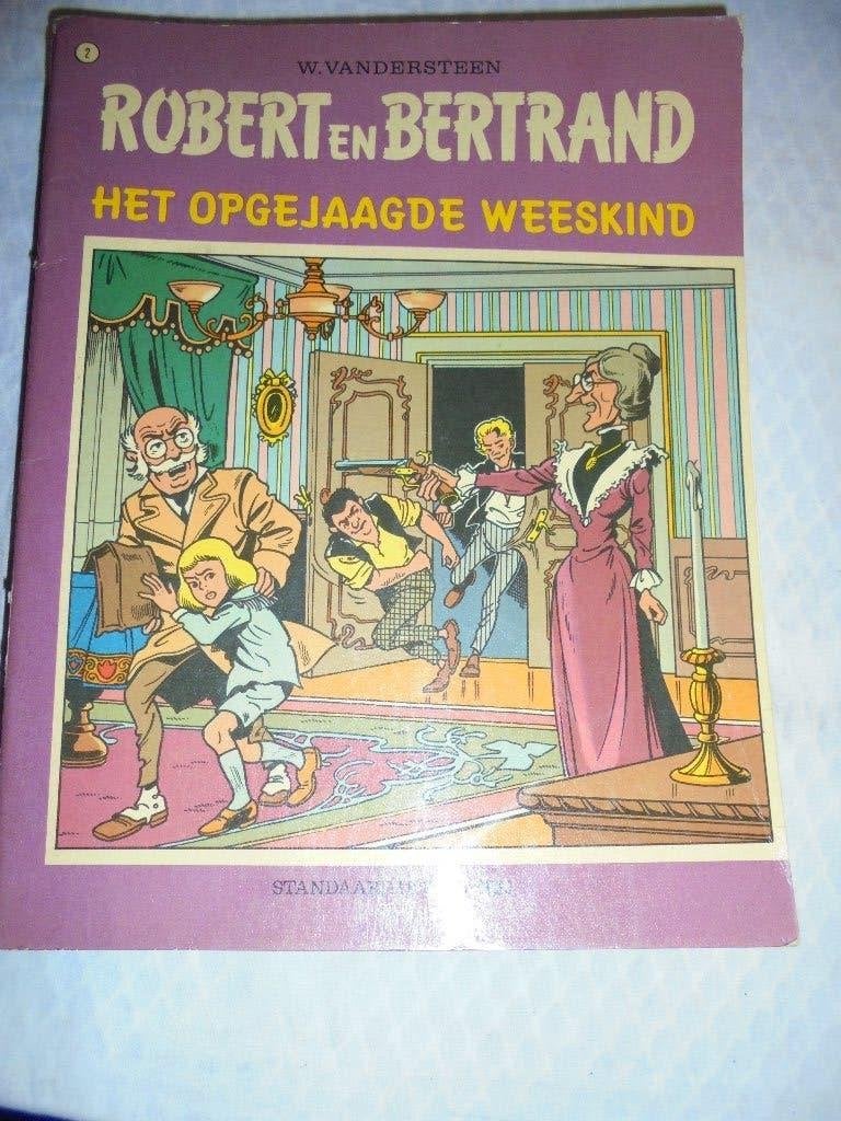 Strips Robert en Bertrand, Boeken, Stripverhalen, Gelezen, Willy Vandersteen, Ophalen of Verzenden, Meerdere stripboeken