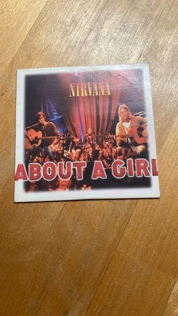 CD single Nirvana about a girl fin carton ultra rare!, Enlèvement ou Envoi
