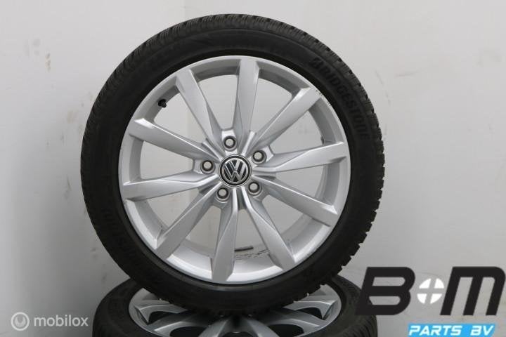 WINTER! ORIGINEEL 17 inch Dijon velgen VW Golf 7 5G0601025BF, Auto-onderdelen, Gebruikt, Velg(en)