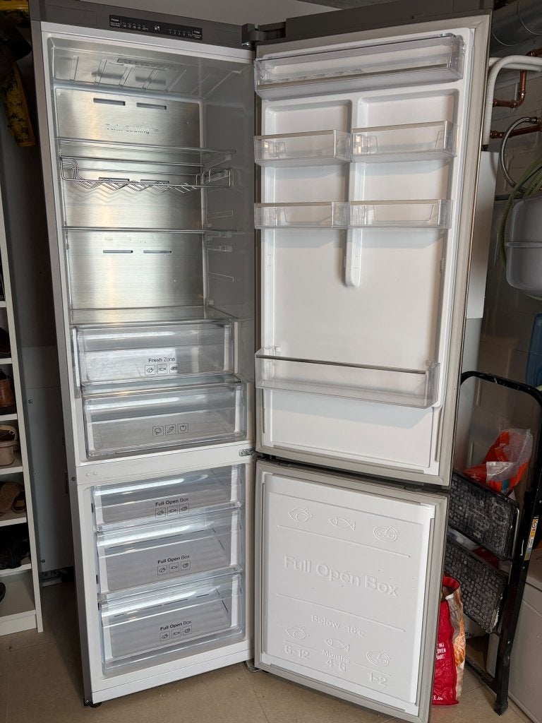 Samsung koel-vriescombinatie, 160 cm ou plus, Comme neuf, Enlèvement, 200 litres ou plus