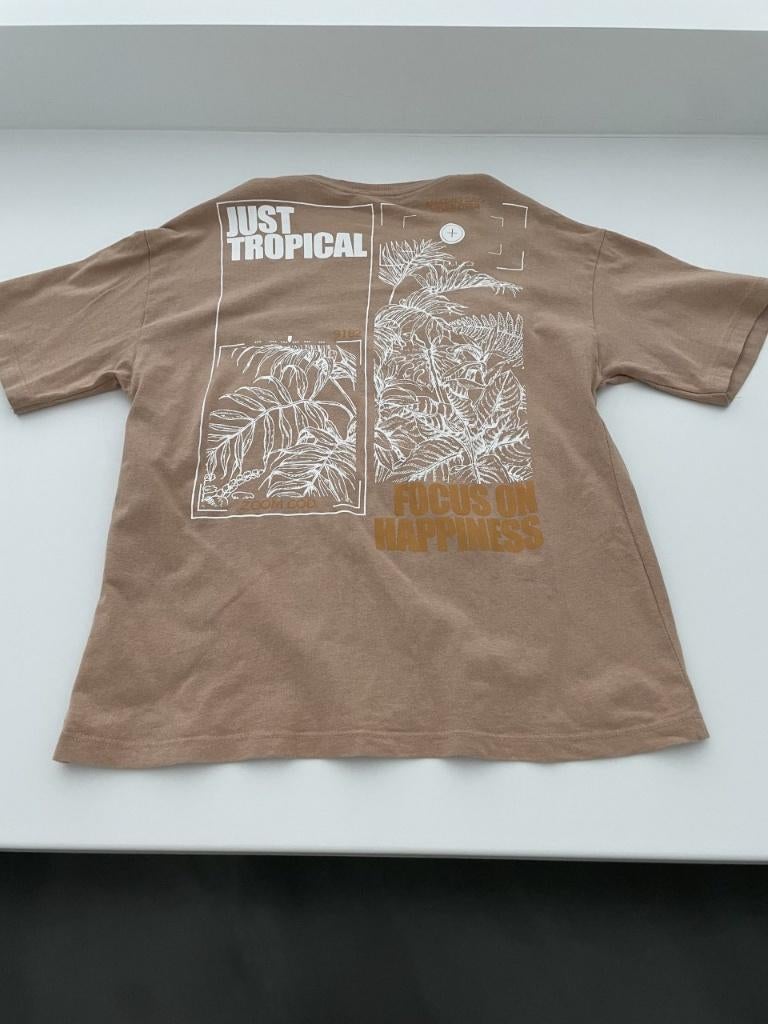 Camel t-shirt maat 128, Kinderen en Baby's, Kinderkleding | Maat 128, Ophalen of Verzenden, Zo goed als nieuw, Zara, Shirt of Longsleeve
