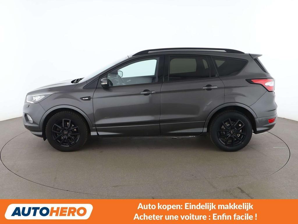 Ford Kuga 1.5 EcoBoost ST-Line (bj 2018, automaat), Auto's, Automaat, Zwart, Alcantara, Zwart