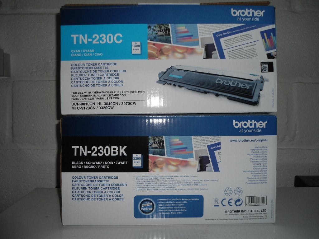 splinternieuwe, originele toners, TN-230BK en TN-230C, Computers en Software, Printerbenodigdheden, Nieuw, Toner, Ophalen of Verzenden