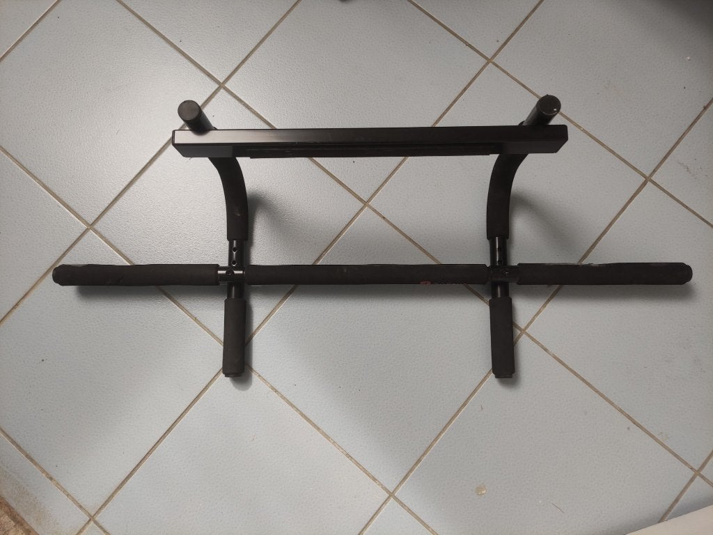 Barre de traction pour cadre de porte, Sports & Fitness, Enlèvement, Comme neuf, Bras, Barre de traction