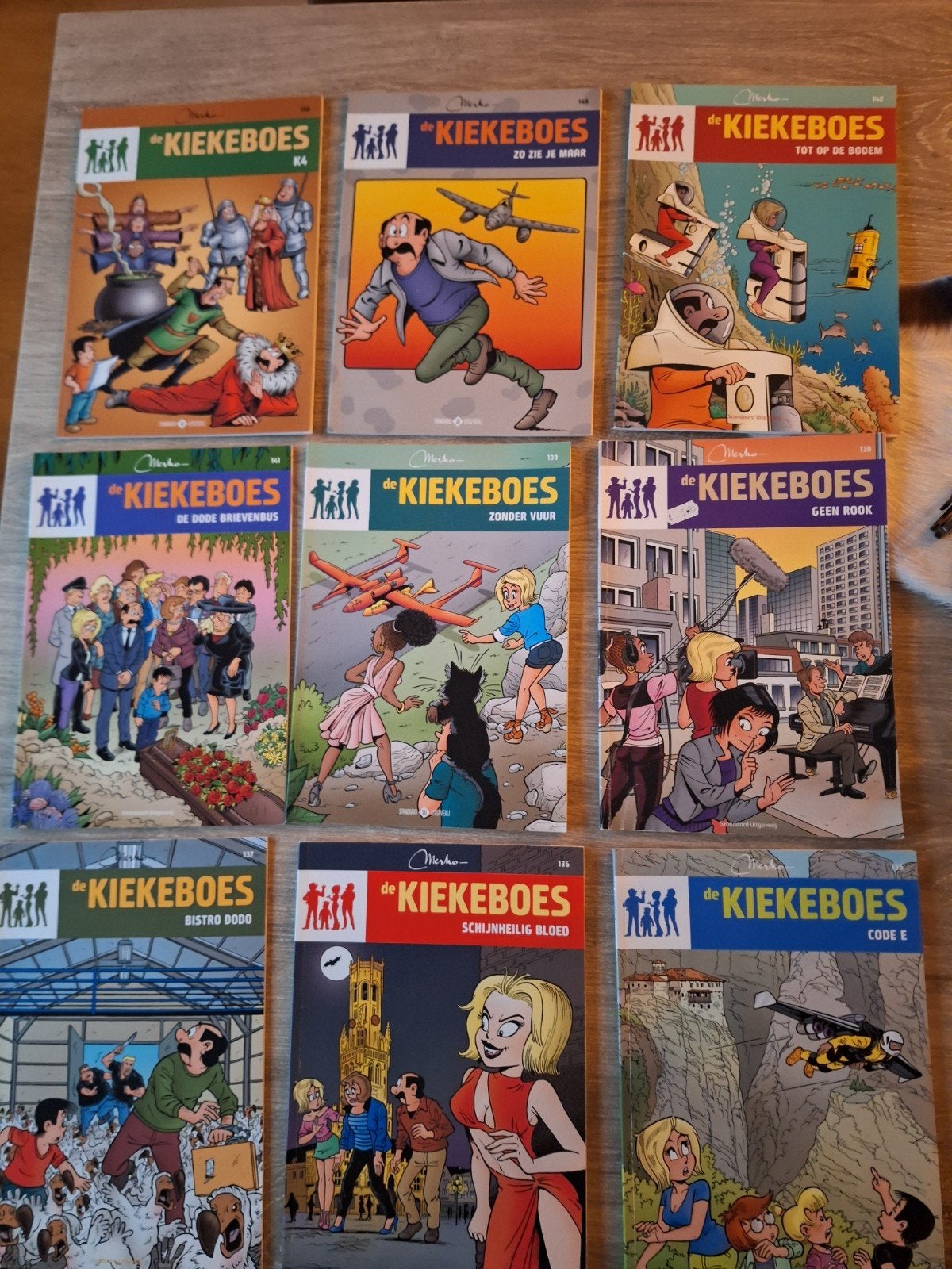 16 ongelezen kiekeboe strips, Enlèvement ou Envoi