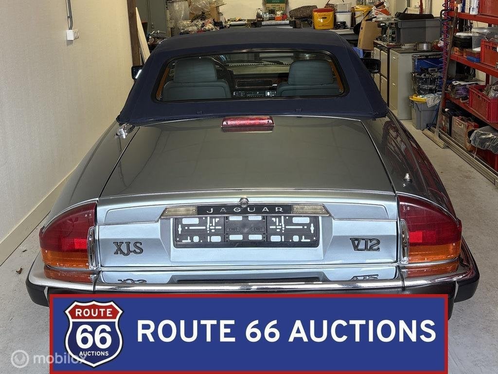 Jaguar XJS Cabriolet | 1990 | Route 66 Auctions, Zwart, Bedrijf, Handgeschakeld, Overige carrosserie