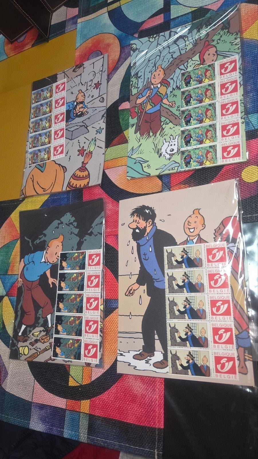 tintin timbres, Enlèvement ou Envoi, Neuf, Europe