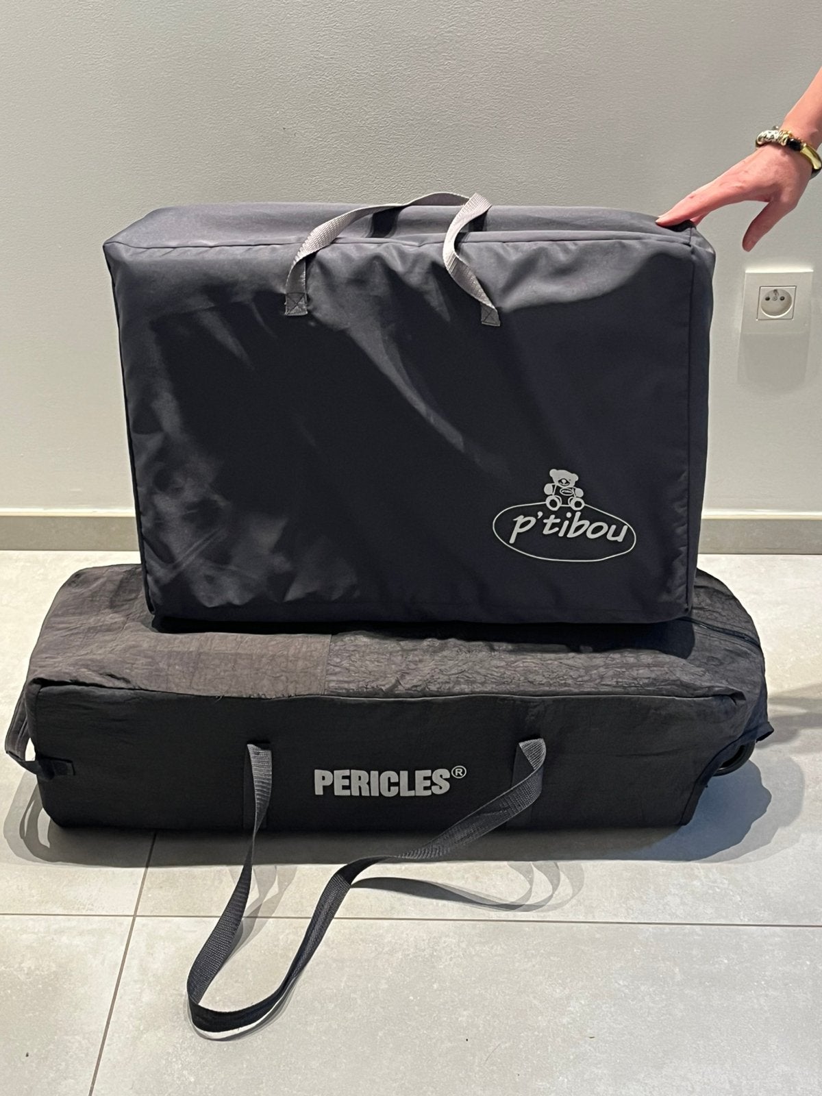 Lit pliant bébé + matelas, Enlèvement, Utilisé, Lit de voyage