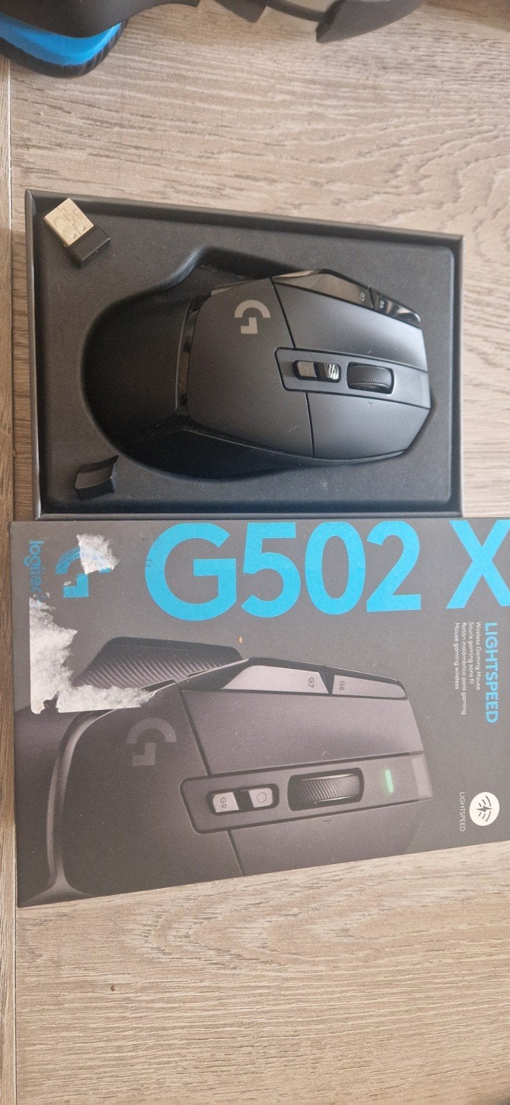 Logitech  G 432 headset  + LOGITECH Gaming muis G502 X, Audio, Tv en Foto, Gaming, Surround, Blauw, Ophalen