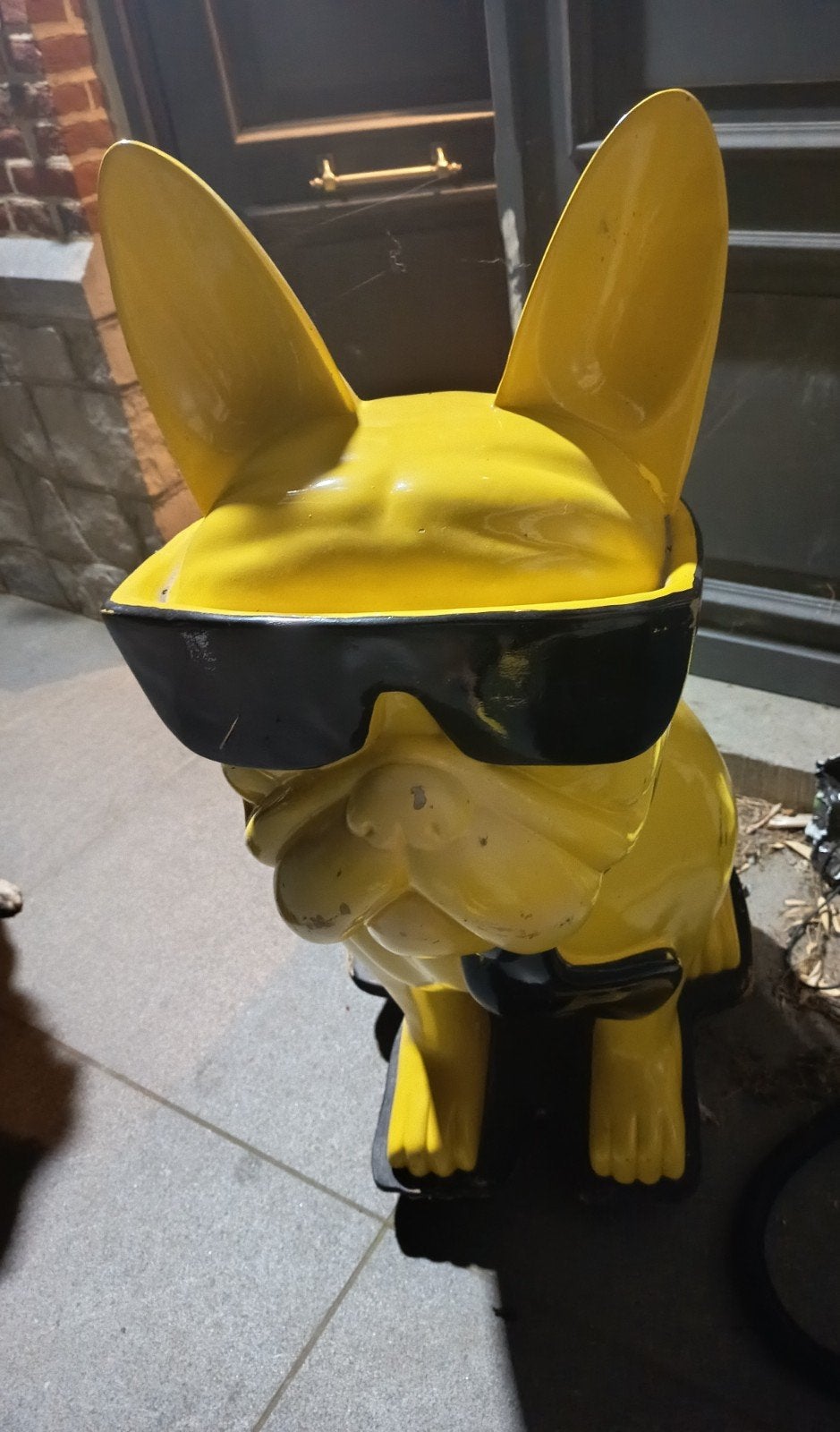 Bulldog sur roues, Enlèvement, Utilisé, Synthétique, Animal