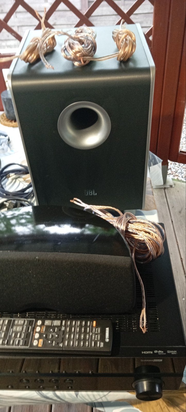 Ensemble Yamaha+klipsch+subwoofer, Enlèvement