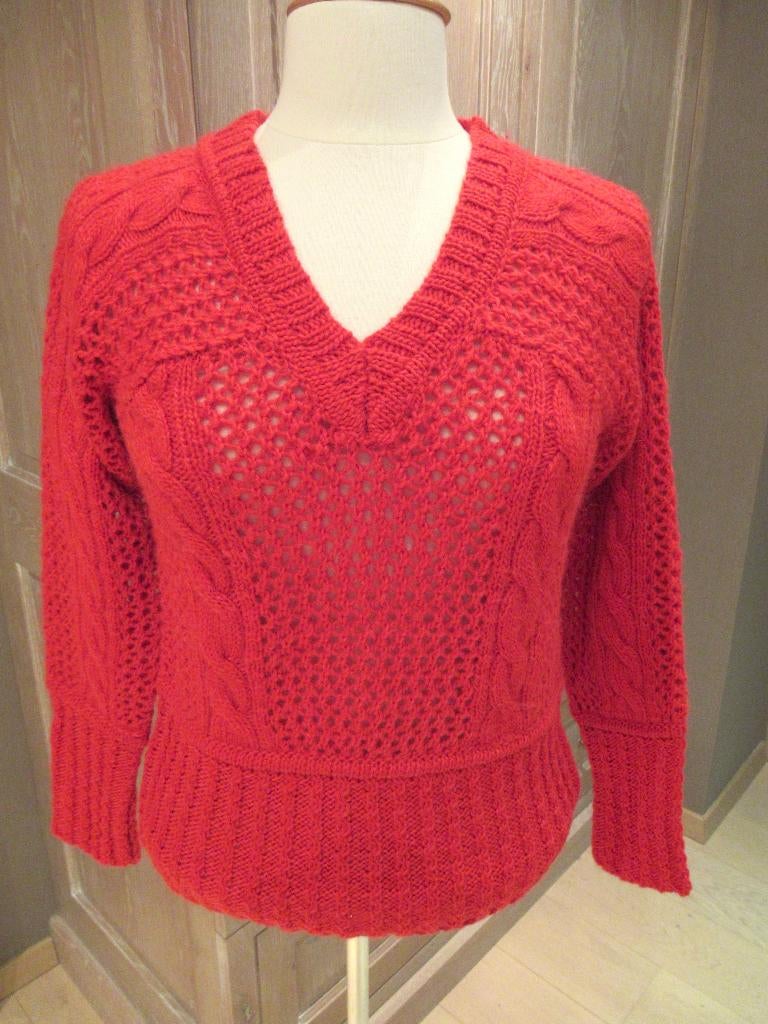 Nieuwe rode InWear trui met sjaal, mt M, Kleding | Dames, InWear, Verzenden, Nieuw, Rood