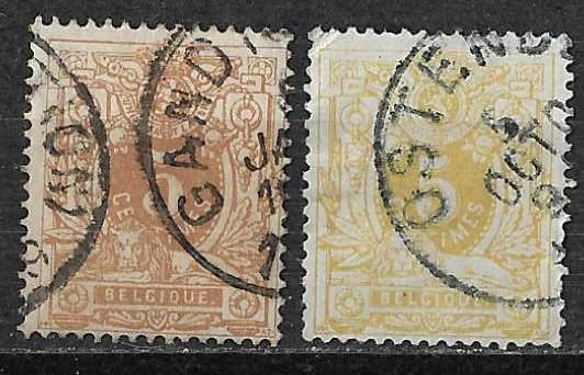 Belgique OPC 28 Lion couché avec blason, Enlèvement ou Envoi, Affranchi