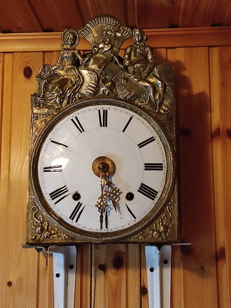 1 mouvement d'horloge comtoise, Antiquités & Art, Antiquités | Horloges, Enlèvement ou Envoi