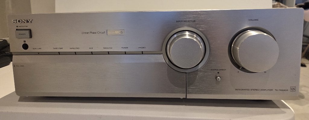 sony TA-FB940R QS reeks versterker, Audio, Tv en Foto, Versterkers en Ontvangers, Ophalen of Verzenden, Zo goed als nieuw, Stereo