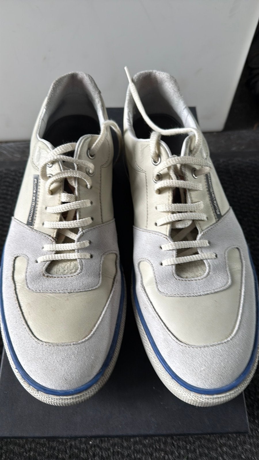 Schoenen Floris van Bommel maat 6,5, Ophalen of Verzenden, Zo goed als nieuw, Wit