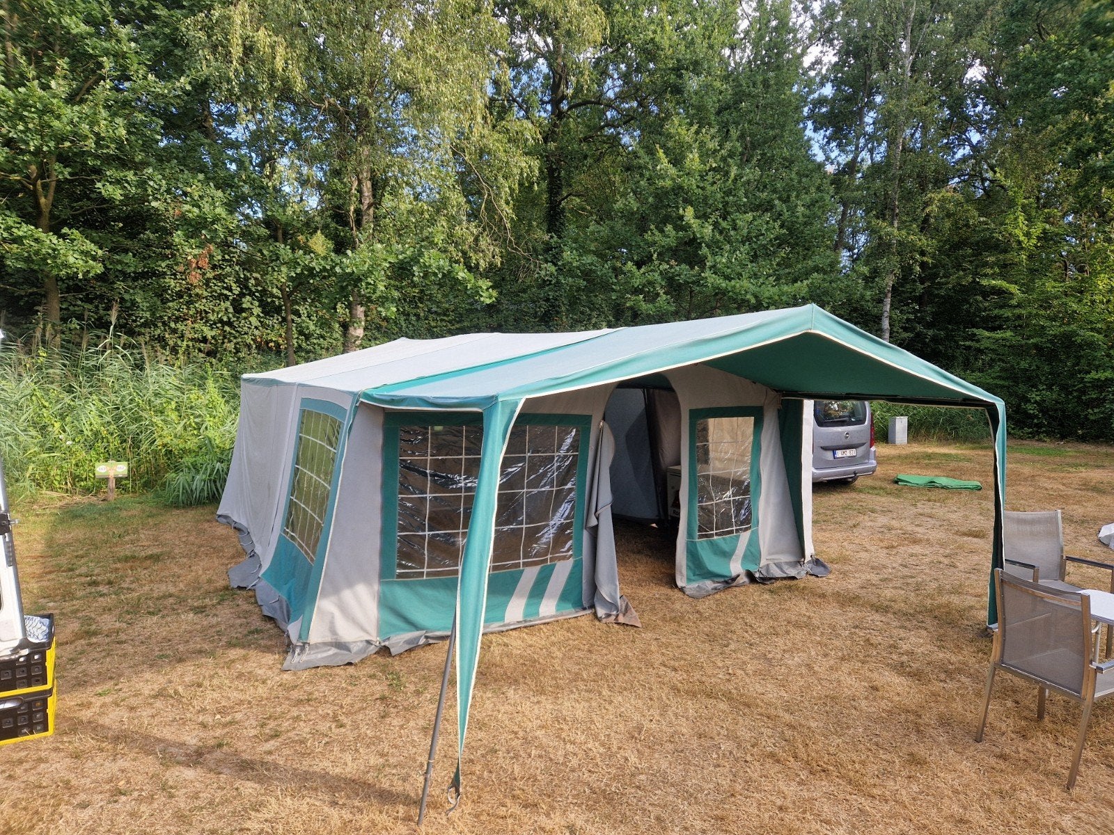 Vouwwagen roadmaster runner s, Caravans en Kamperen, Vouwwagens, Beige, Aanwezig, Tot en met 5, Ophalen