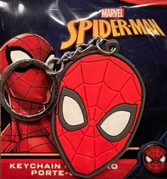 Marvel - Spider-Man - Hoofd - Rubber Sleutelhanger, Ophalen of Verzenden, Nieuw