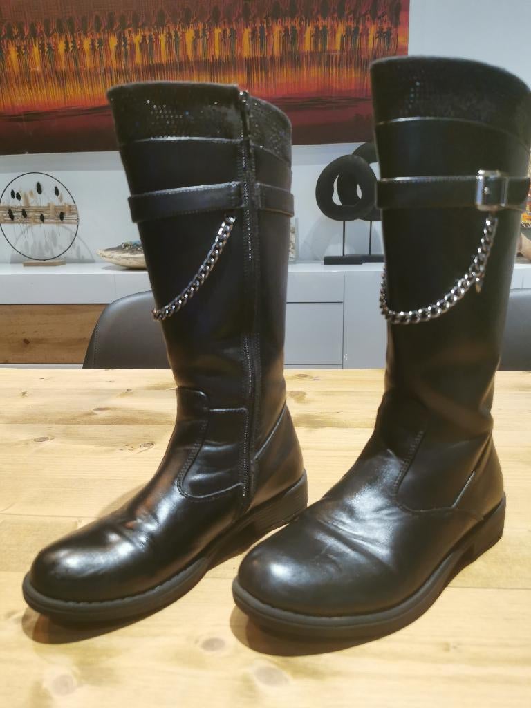 Prachtige zwarte Balducci laarzen maat 34 – topstaat!, Kinderen en Baby's, Kinderkleding | Schoenen en Sokken, Zo goed als nieuw