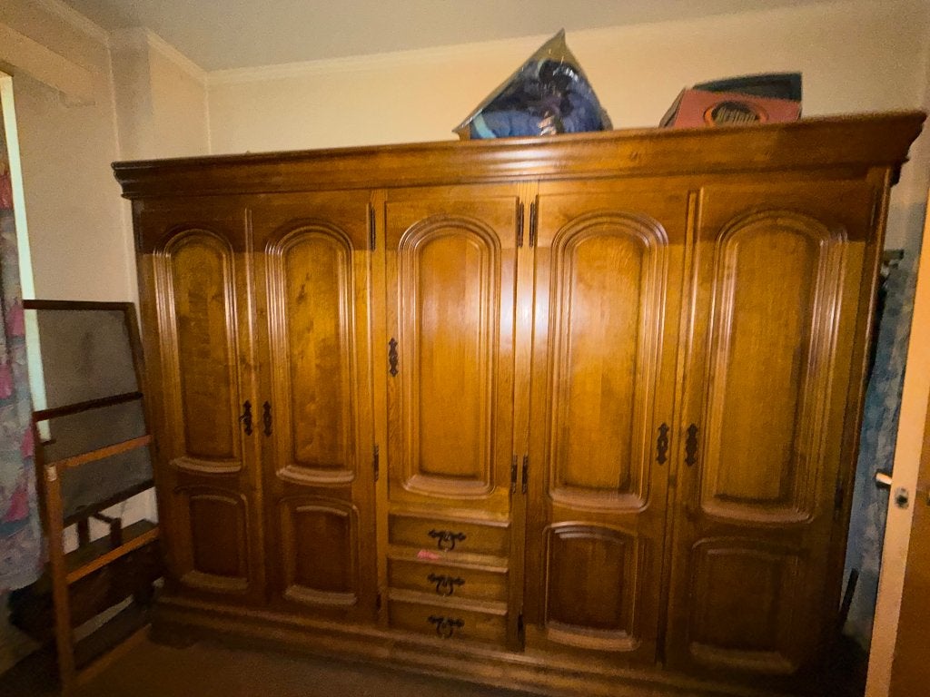 Armoire penderie, Ophalen, Gebruikt, Eikenhout, Garde de robe
