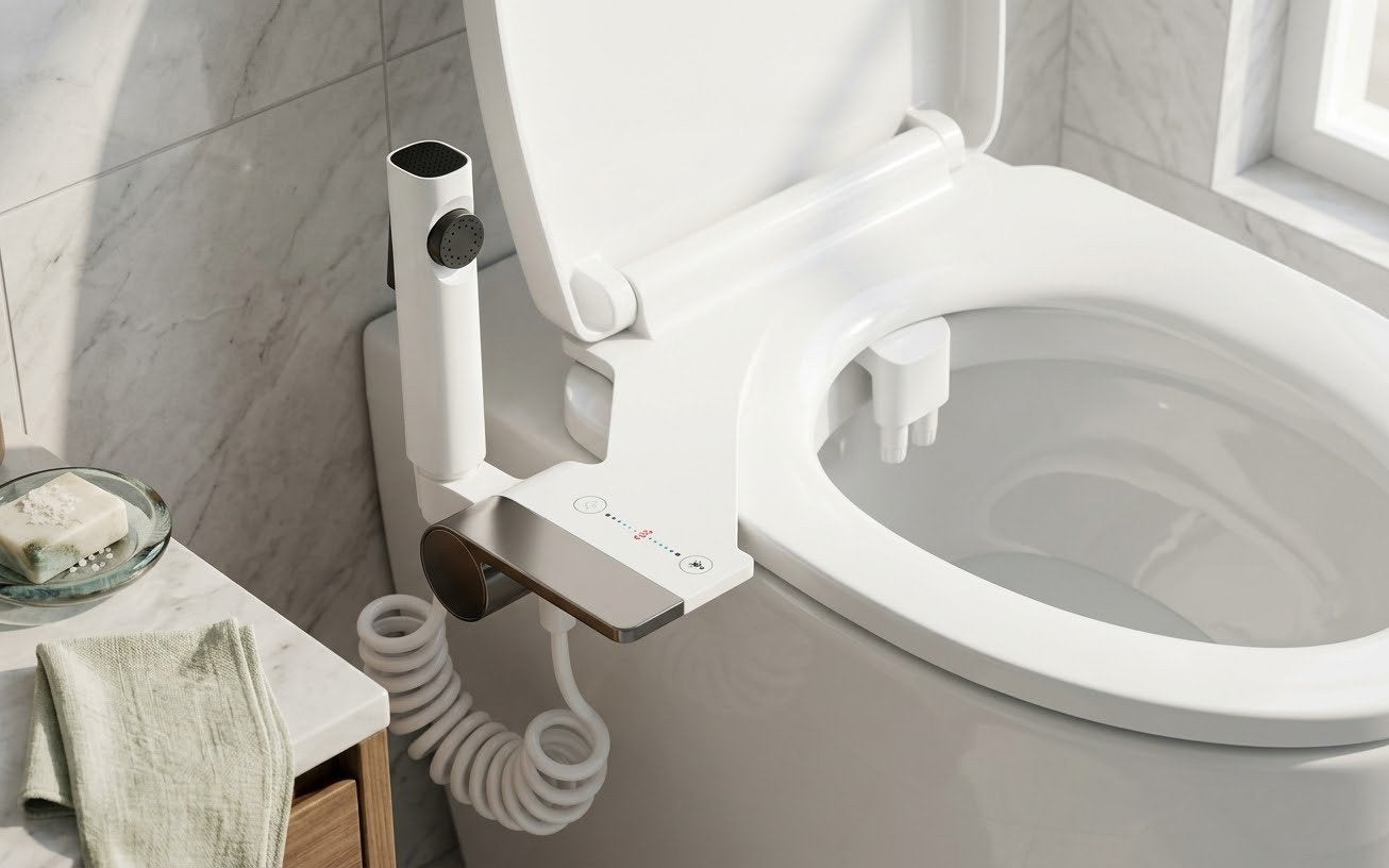 Bidet Adaptable Ultra-Fin Gris Canon de Fusil (Gun Gray), Bricolage & Construction, Enlèvement ou Envoi, Neuf