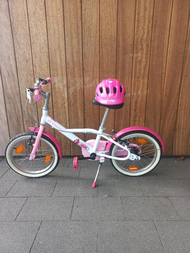 Fietshelm ABUS (kind), roos, voor hoofddiameter 50 tot 55cm, Fietsen en Brommers, Ophalen, Meisje, Overige maten, Zo goed als nieuw