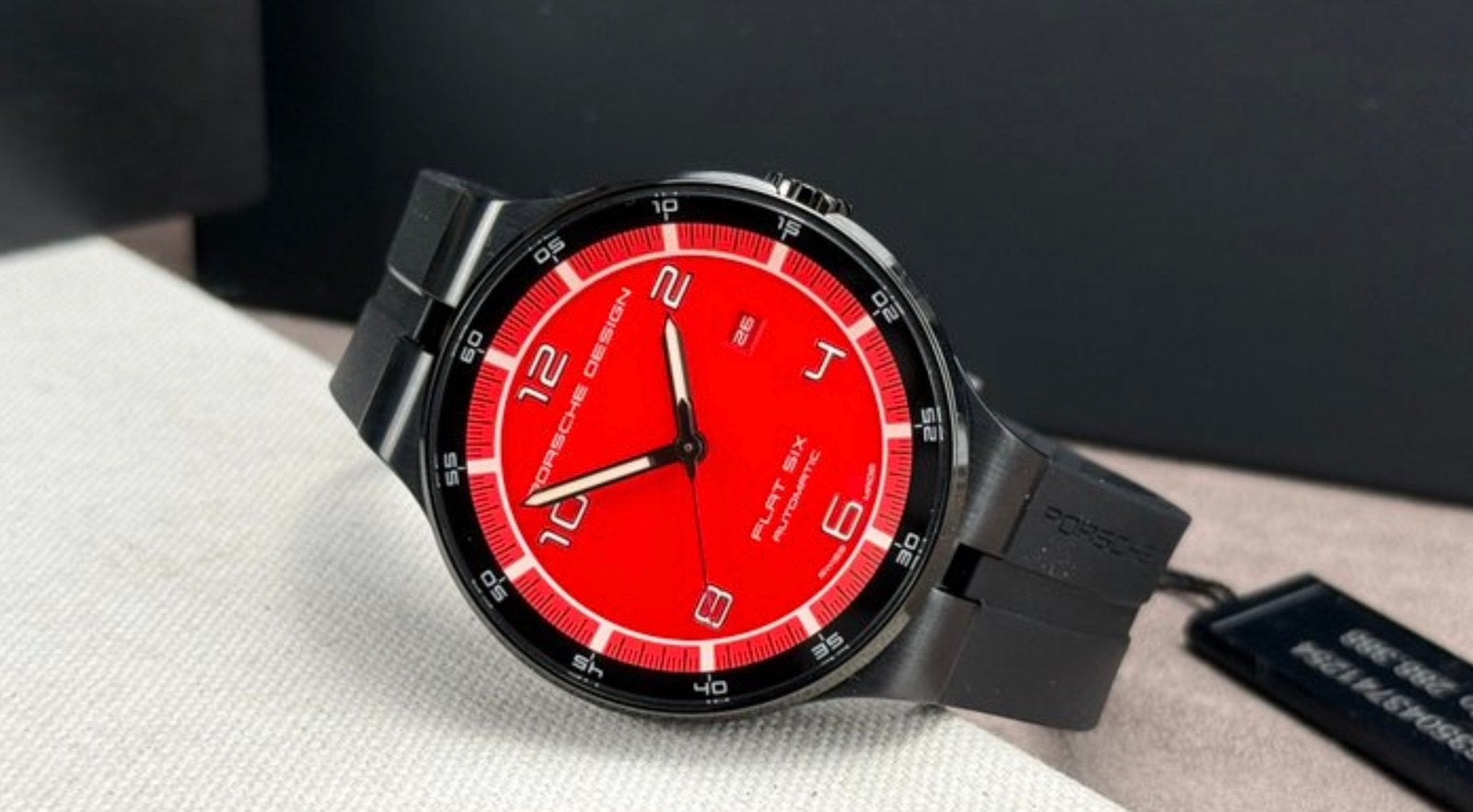 Porsche Design Flat Six. ( nieuw en nooit gedragen), Handtassen en Accessoires, Horloges | Heren, Ophalen of Verzenden, Nieuw