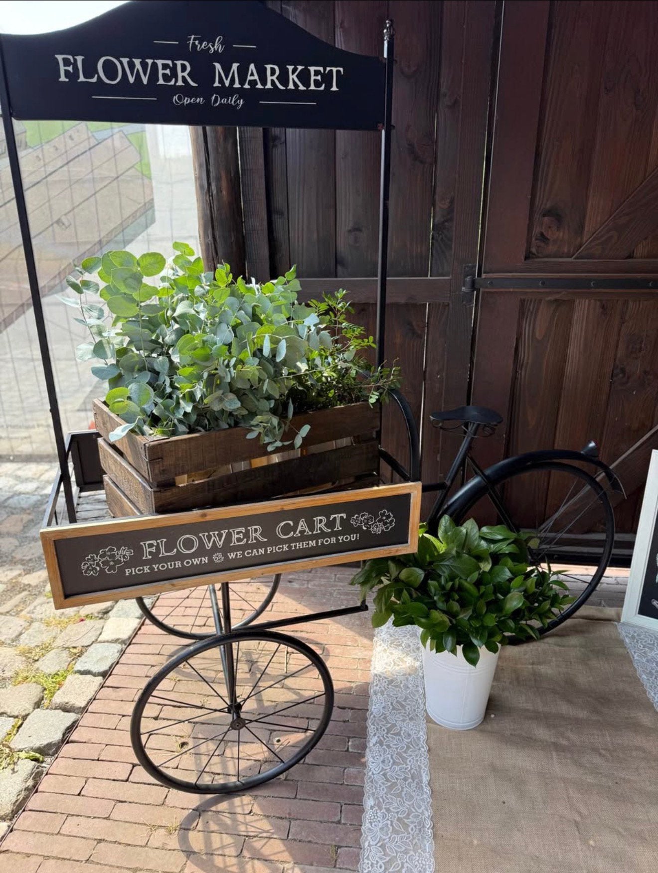 Plantenstaander fiets, Tuin en Terras, Ophalen, Gebruikt
