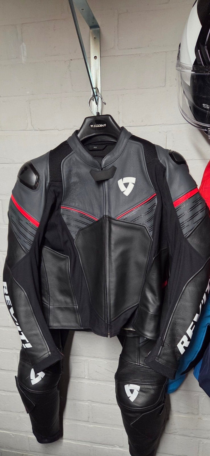 2-delig REV'IT Beta motorpak maat 50., Motoren, Ophalen, Nieuw zonder kaartje, Jas | leer, REV’IT! (Revit)