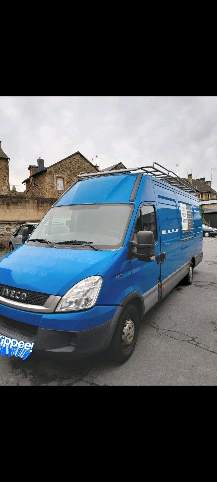 Iveco Daily 35S13 Mega Long, Auto's, Iveco, Blauw, 2300 cc, Leder