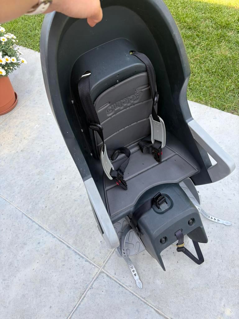 Fietszitje guppy, Fietsen en Brommers, Ophalen, Achterzitje, Voetsteuntjes, 9 t/m 18 kg