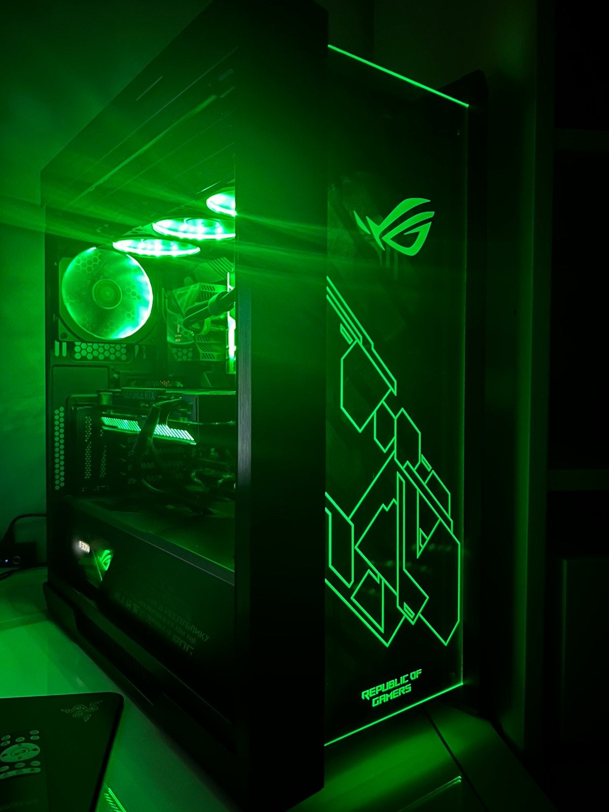 Pc gamer Asus ROG haut de gamme -- Ryzen 9 5900x -- RTX 3080, Computers en Software, Desktop Pc's, Ophalen, 32 GB, AMD Ryzen 9