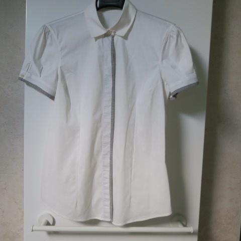 Blouse wit strass Brunello Cucinelli mt 38-40 (it 42), Maat 38/40 (M), Brunello Cucinelli, Wit, Ophalen of Verzenden