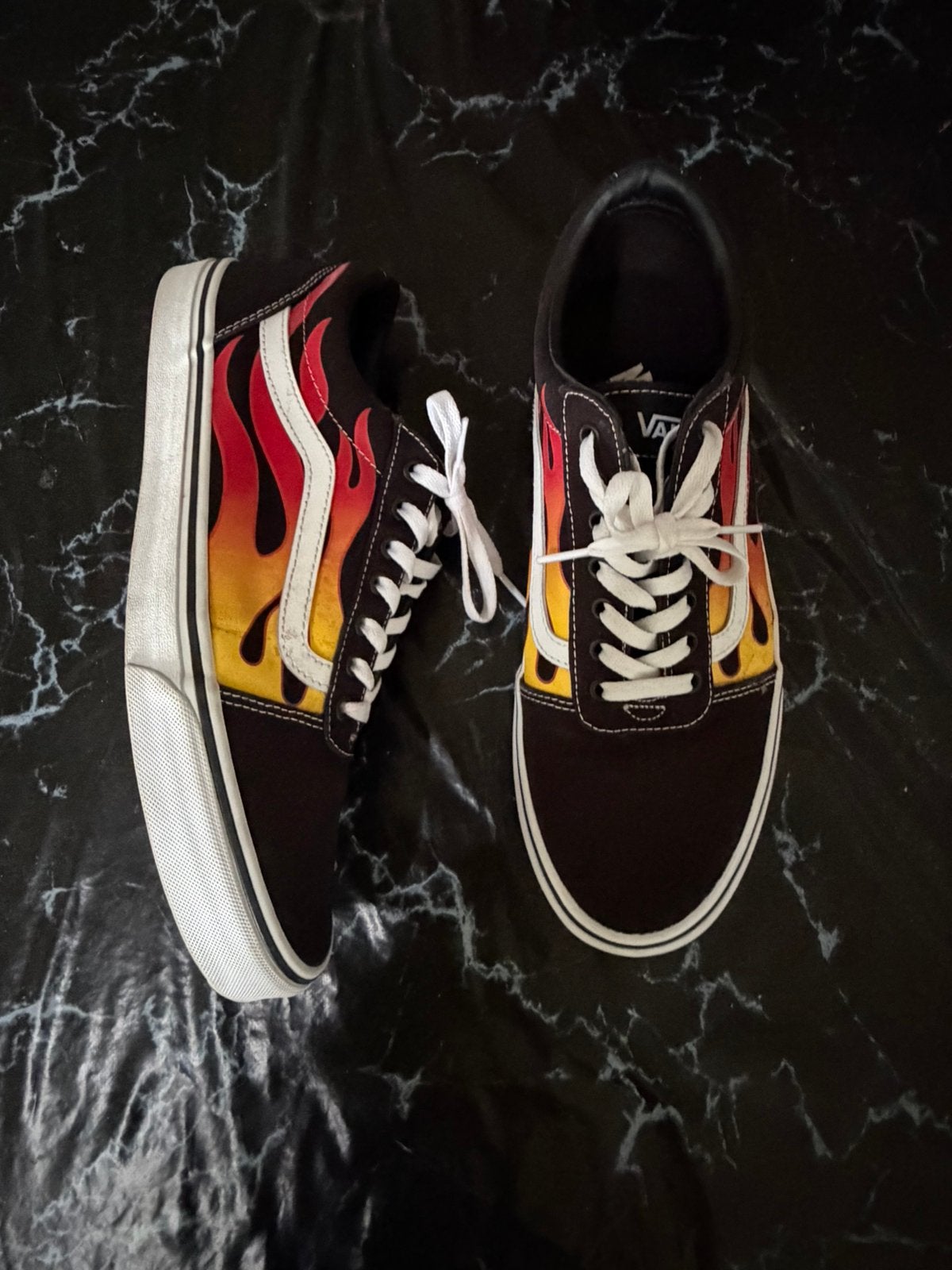 Vans old school schone flame, Enlèvement, Comme neuf