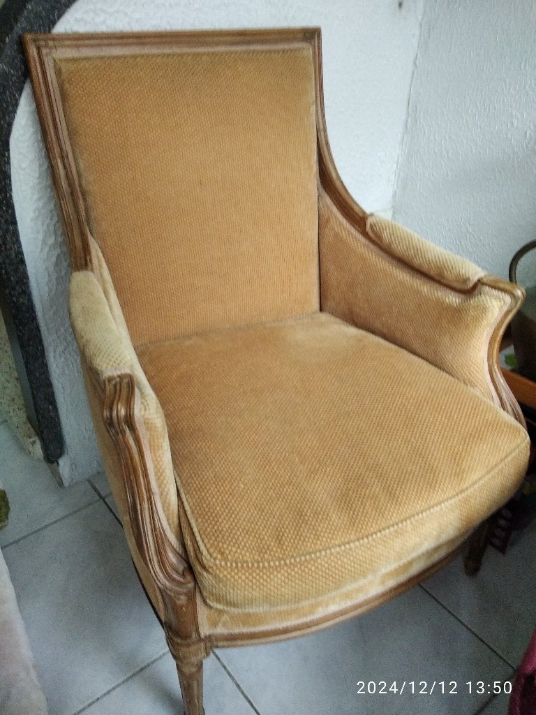 Fauteuil retro - style Art Nouveau - Vintage, Enlèvement