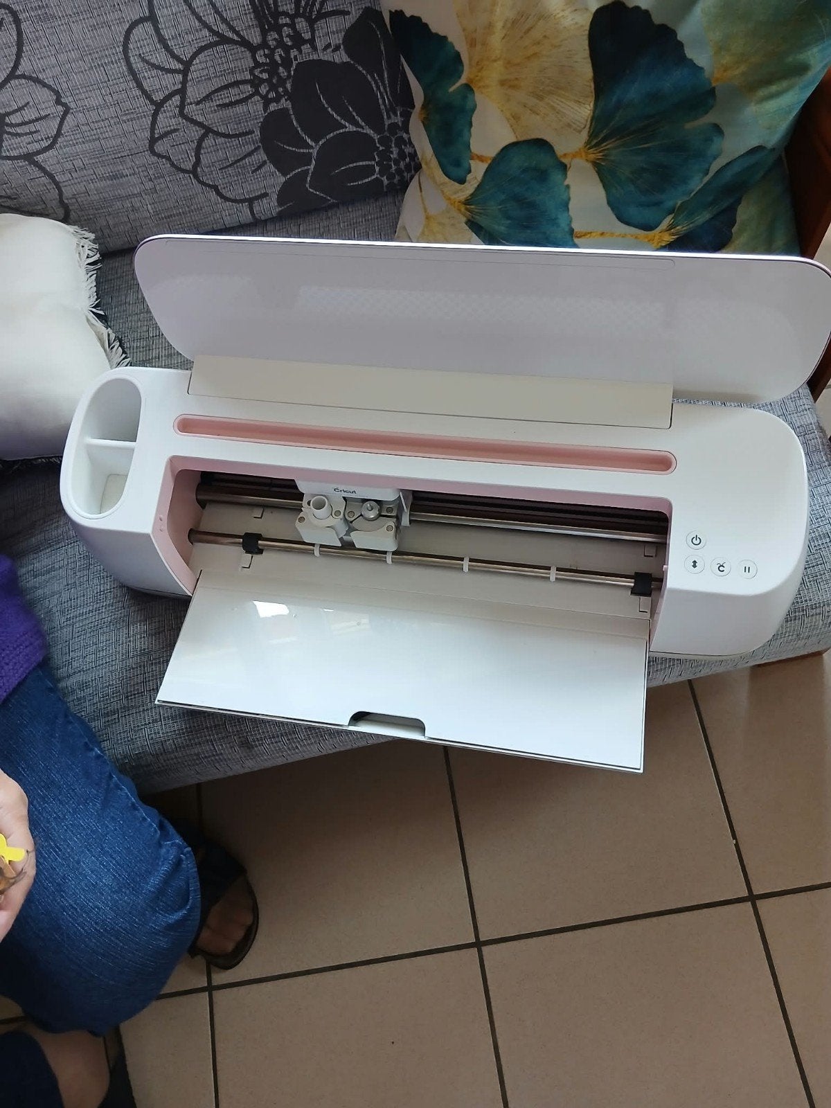 Cricut Maker Rose + nombreux accessoires + sac de, Comme neuf, Enlèvement, Machine, Cricut