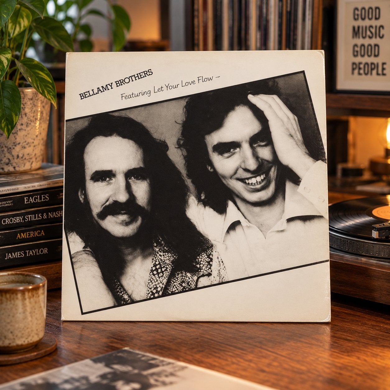 LP Bellamy Brothers - Let your Love Flow 1976, Ophalen of Verzenden, 12 inch, LP, Country