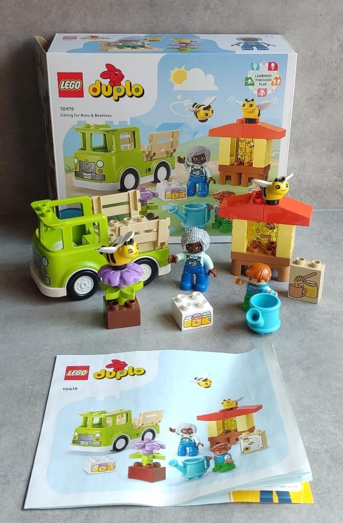 lego duplo 10419 bijen en bijenkorven, Ophalen of Verzenden, Zo goed als nieuw, Compleet, Duplo