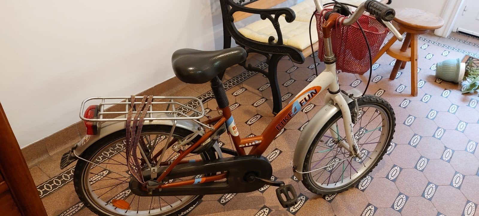 Vélo enfant, Enlèvement