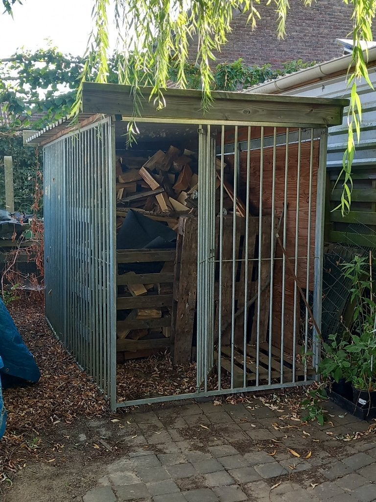 Stevige hondenkennel 300x200 met hok en dak, Dieren en Toebehoren, Hondenhokken, Ophalen, Hondenkennel, 100 cm of meer, 110 cm of meer