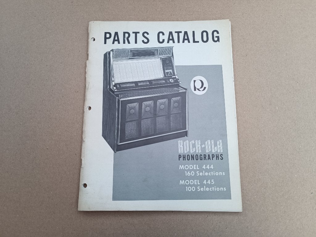 Parts Catalogus Rock-Ola 444 (1972) jukebox, Collections, Envoi