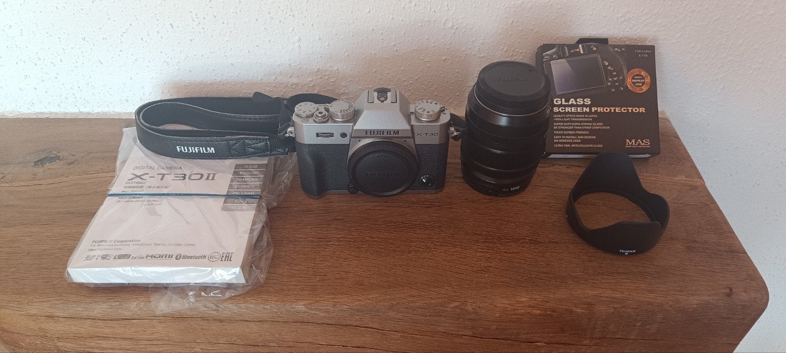 Fujifilm XT30 II + XF 18–55mm – Excellent Condition, Audio, Tv en Foto, Ophalen, Screenprotector, Zo goed als nieuw, Fujifilm