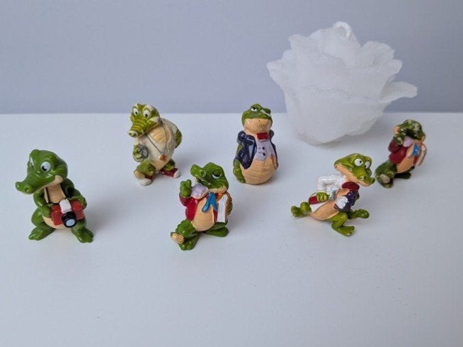 œuf surprise - figurines Kinder crocodiles, Collections, Œufs à surprise, Enlèvement, Utilisé, Figurines