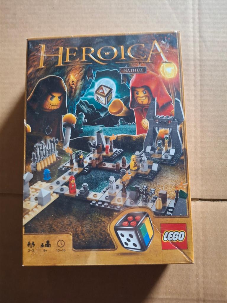 LEGO Games 3859 - Heroica: Grotten van Nathuz (NIEUW / MISB), Hobby en Vrije tijd, Gezelschapsspellen | Bordspellen, Nieuw, Drie of vier spelers