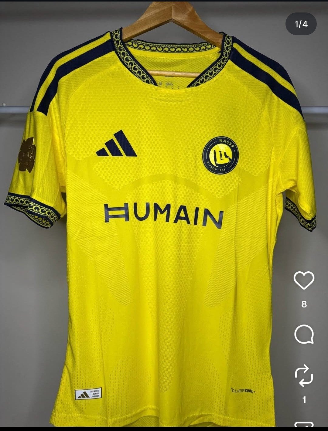 Al Nassr Ronaldo Voetbal Thuisshirt Orgineel Nieuw 2026, Enlèvement ou Envoi