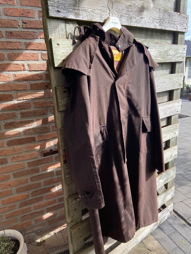 Heren vetjas, Ophalen, Bruin, Maat 56/58 (XL), Zo goed als nieuw
