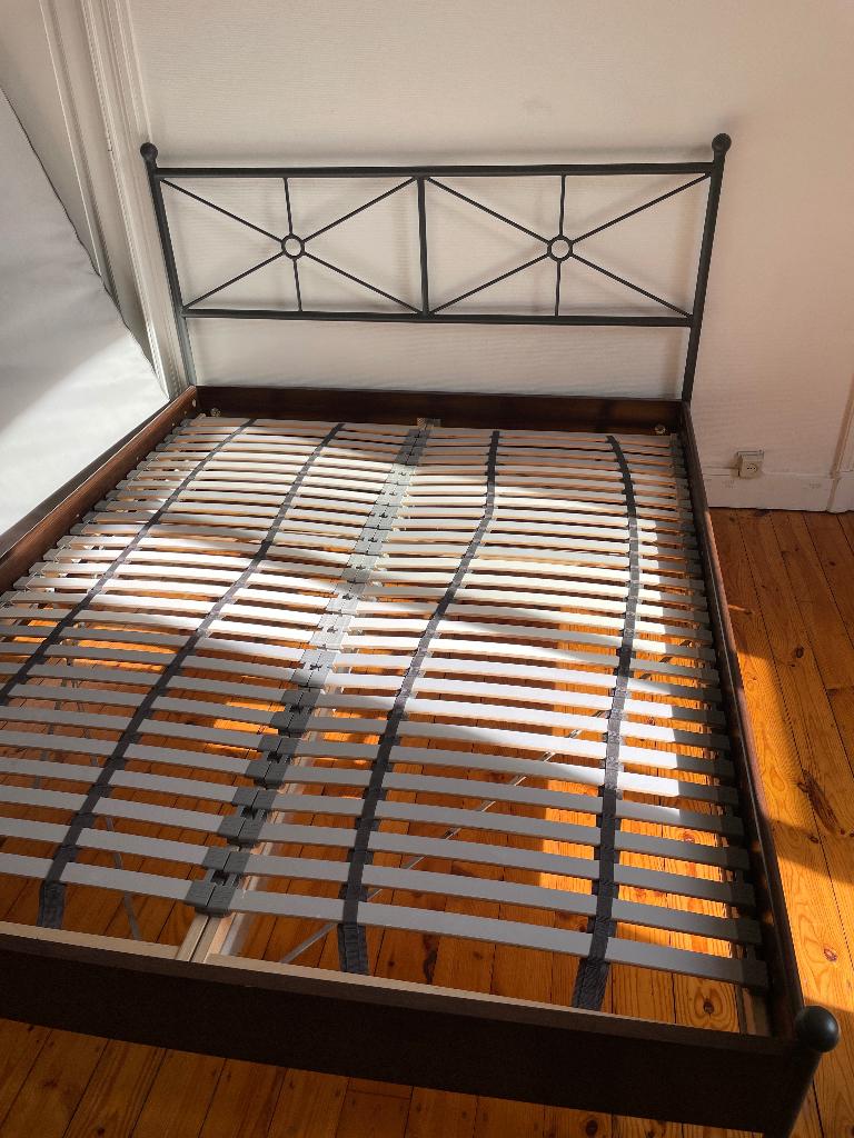 Lit élégant, Maison & Meubles, Chambre à coucher | Lits, Enlèvement, Utilisé, Deux personnes, 160 cm