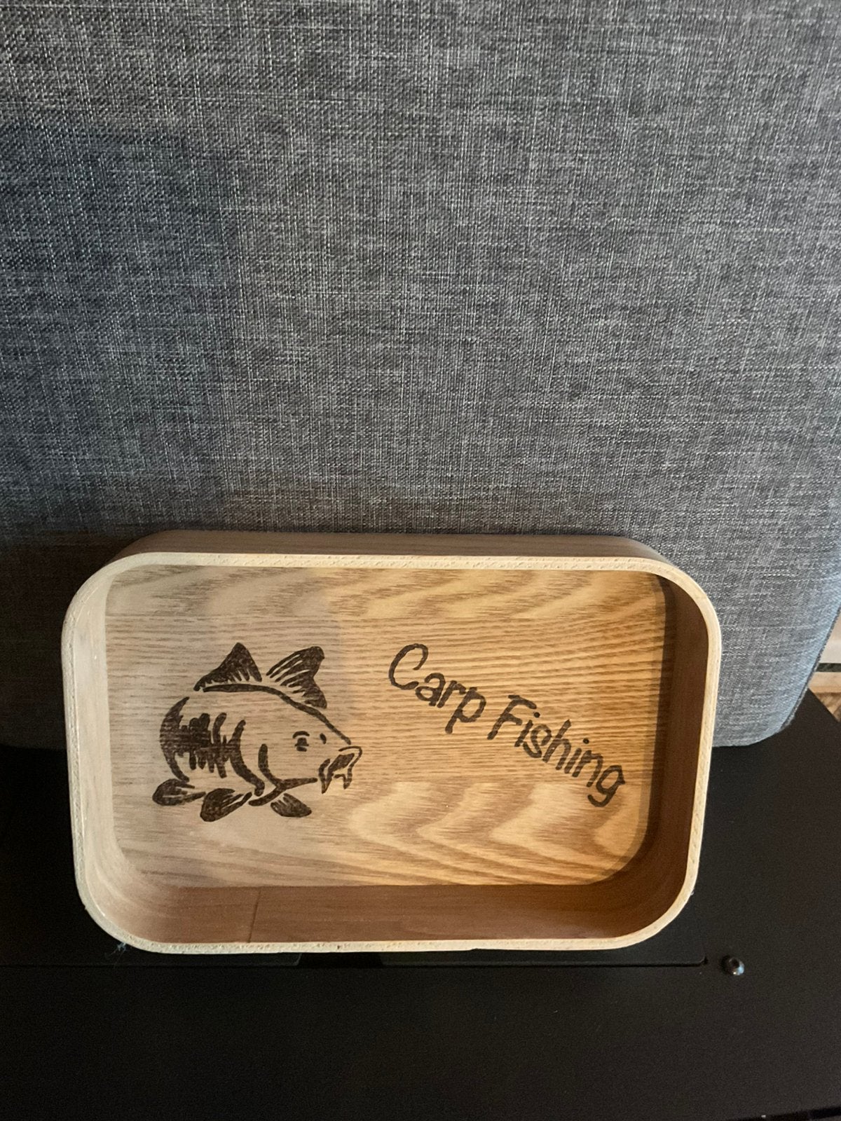 Houten bakje met afbeelding, Ophalen of Verzenden, Nieuw