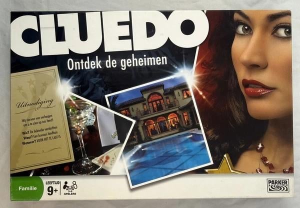 Le jeu de plateau Discover Secrets de Parker Cluedo est term, Trois ou quatre joueurs, Envoi, Comme neuf, Parker